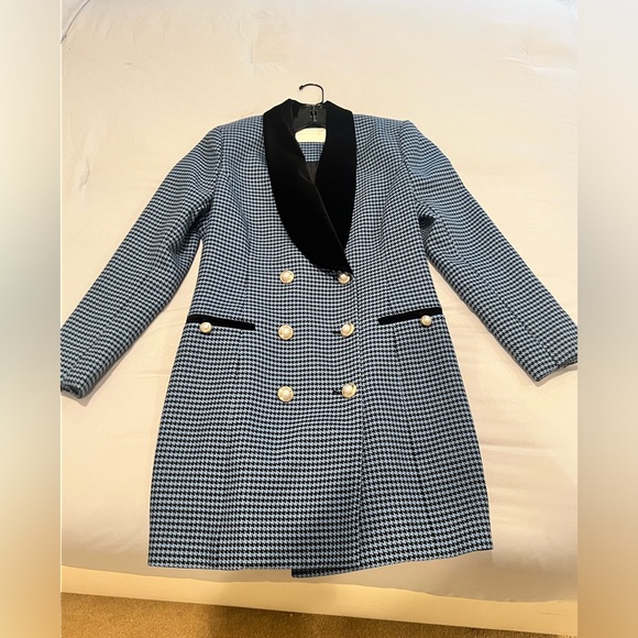 REBECCA VALLANCE Houndstooth blazer dress. Size 6. Never worn - Picture 5 of 11